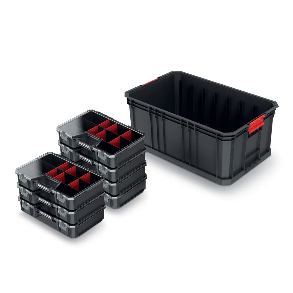 Boîte à outils - panier de transport KISTENBERG SOLUTION MODULAIRE 20R KMS553520R7 520 x 329 x 210 mm Couleur assortie au...