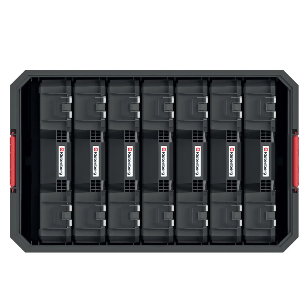 Boîte à outils - panier de transport KISTENBERG SOLUTION MODULAIRE 20R KMS553520R7 520 x 329 x 210 mm Couleur assortie au...