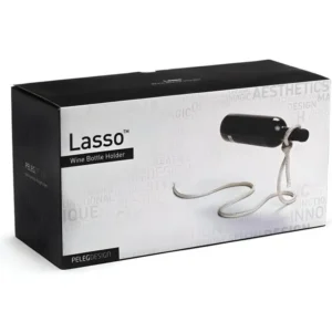 Lasso porte bouteilles design Blanc PA Design avec Ventouses