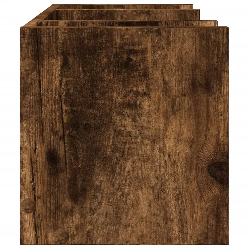 Organisateur armoire de bureau 44,5 x 24 x 25 cm bois ingénierie Chêne fumé 02_0043568 en Plastique ABS