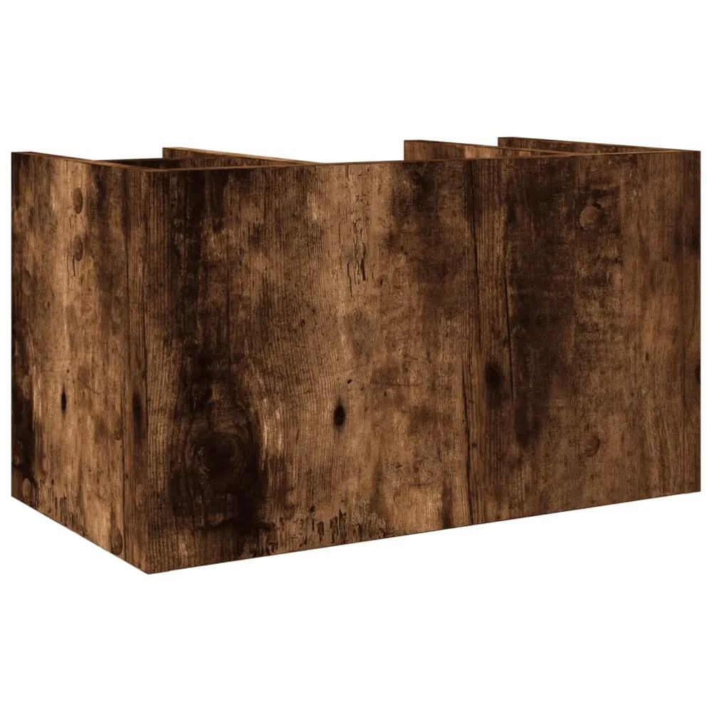 Organisateur armoire de bureau 44,5 x 24 x 25 cm bois ingénierie Chêne fumé 02_0043568 en Plastique ABS
