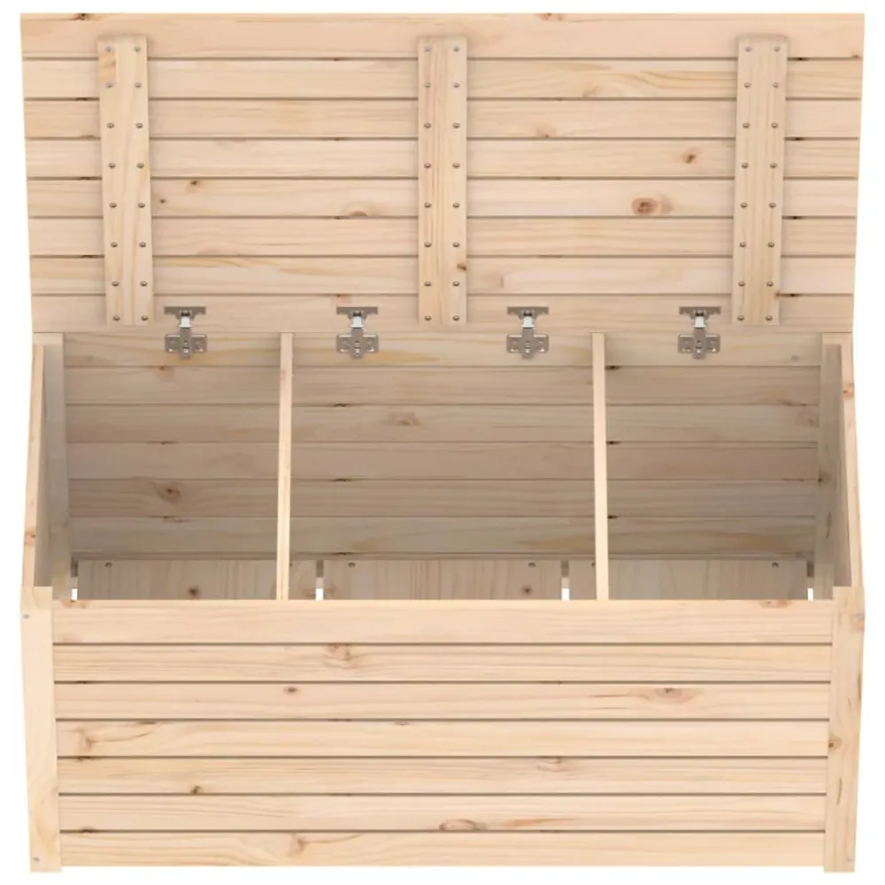 Plateau de bureau Boîte de jardin 101 x 50,5 x 46,5 cm bois massif de pin 02_0012986
