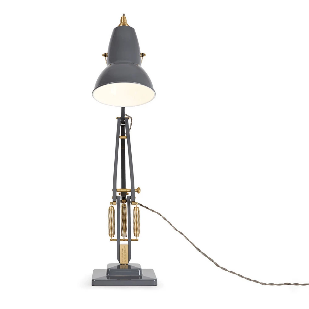 Anglepoise édit 1227 Brass lampe poser grise