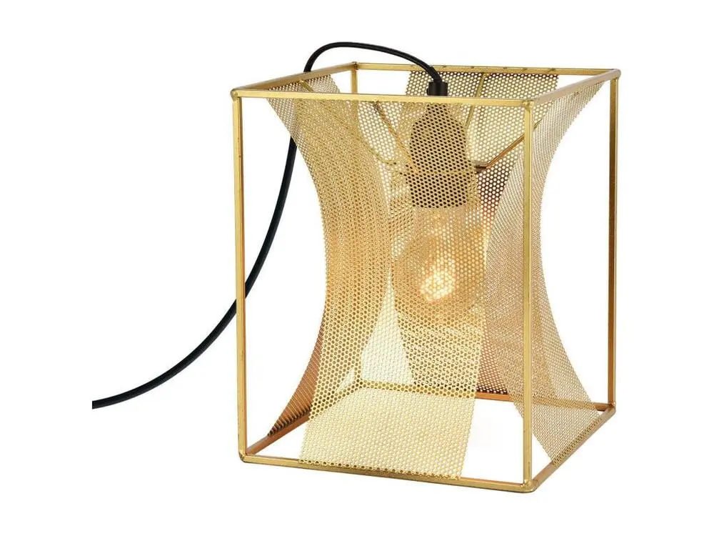 Bureau avec rangement Ledkia Lampe à Poser Métal Auro Doré