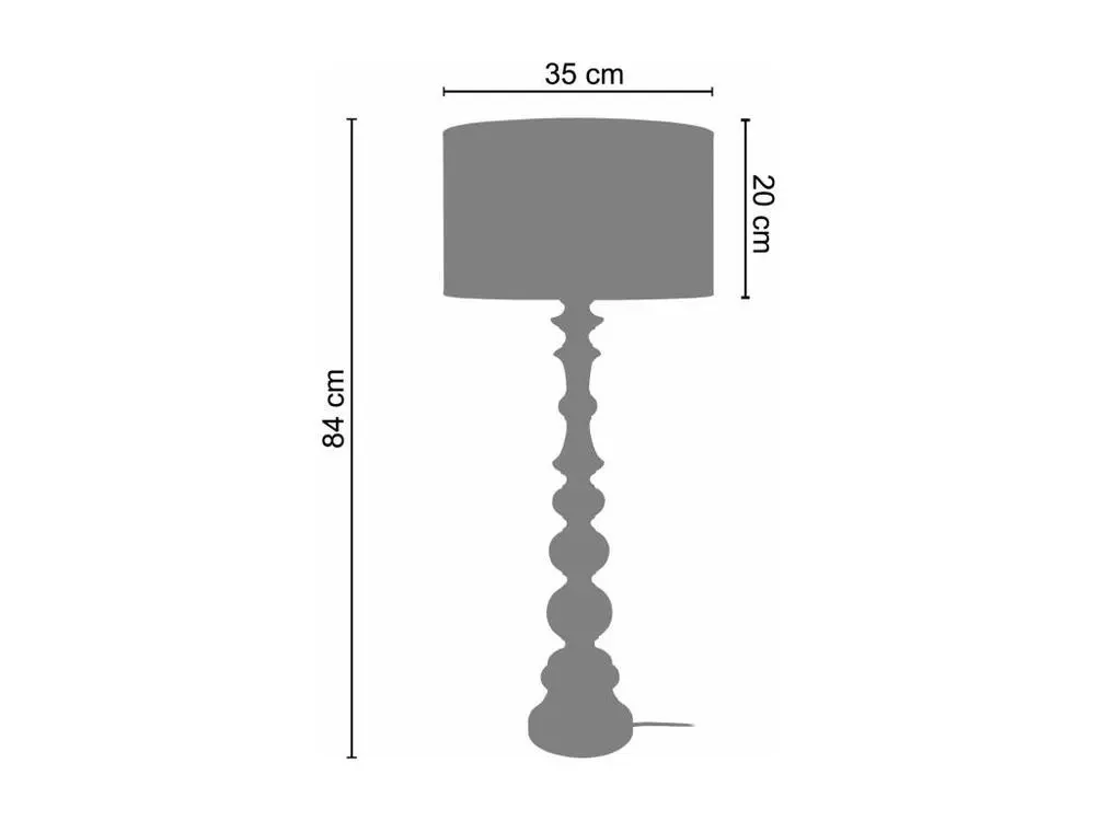 Bureau compact ANAIS - Lampe poser colonne bois profond et taupe