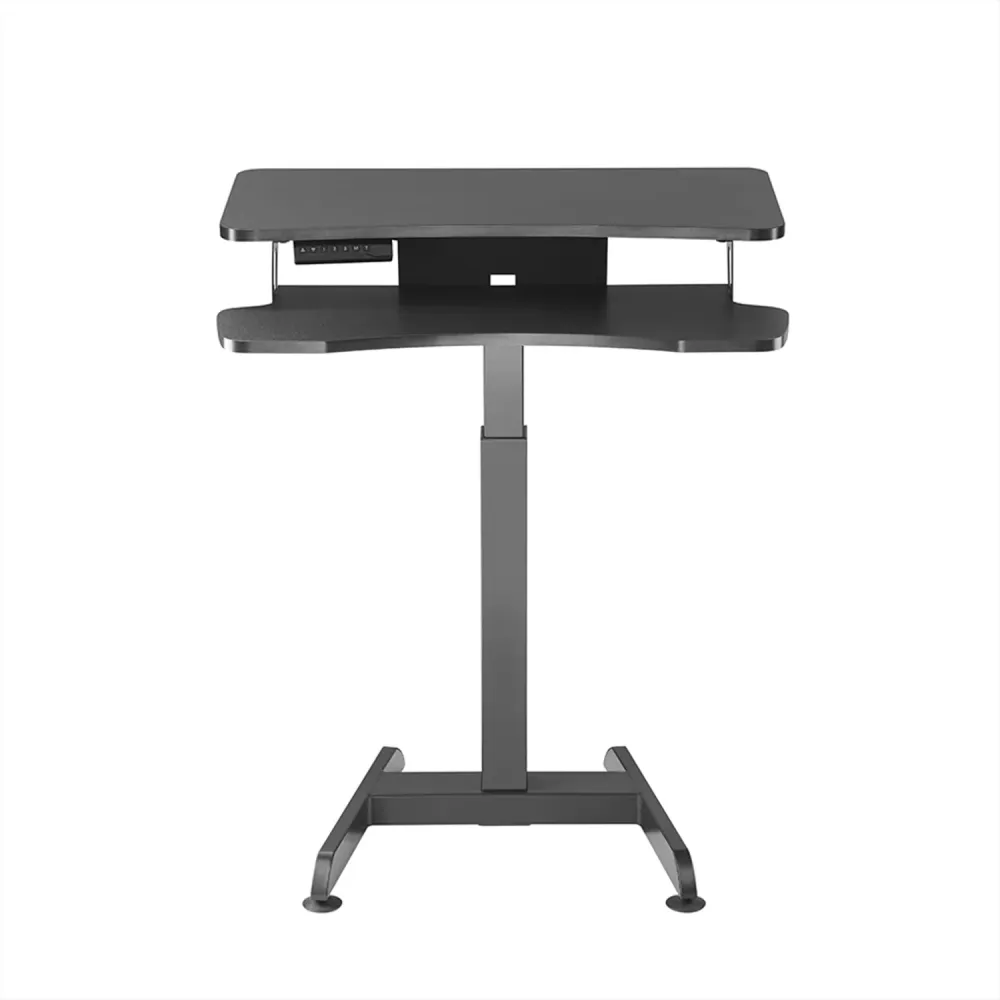 Bureau exécutif Bureau compact Maclean MC-835, hauteur réglable électrique 72 -122 cm max. Poste de travail assis-debout a...