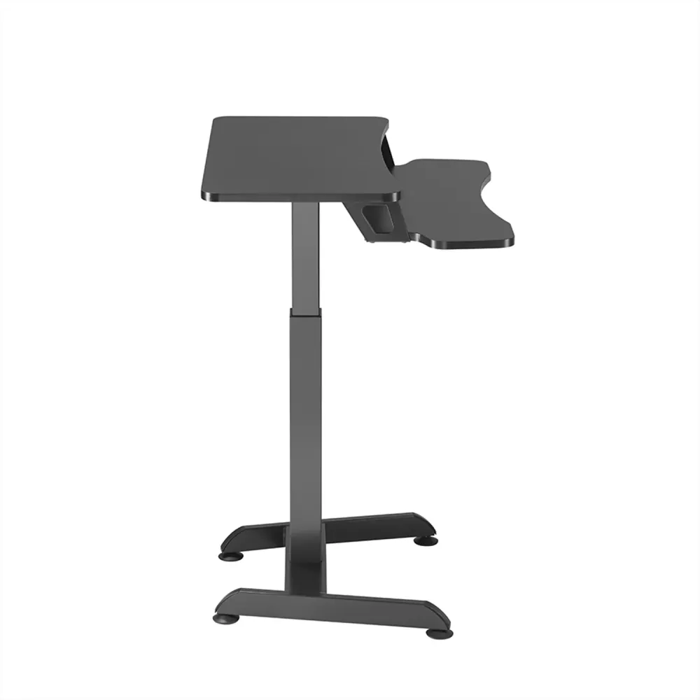 Bureau exécutif Bureau compact Maclean MC-835, hauteur réglable électrique 72 -122 cm max. Poste de travail assis-debout a...