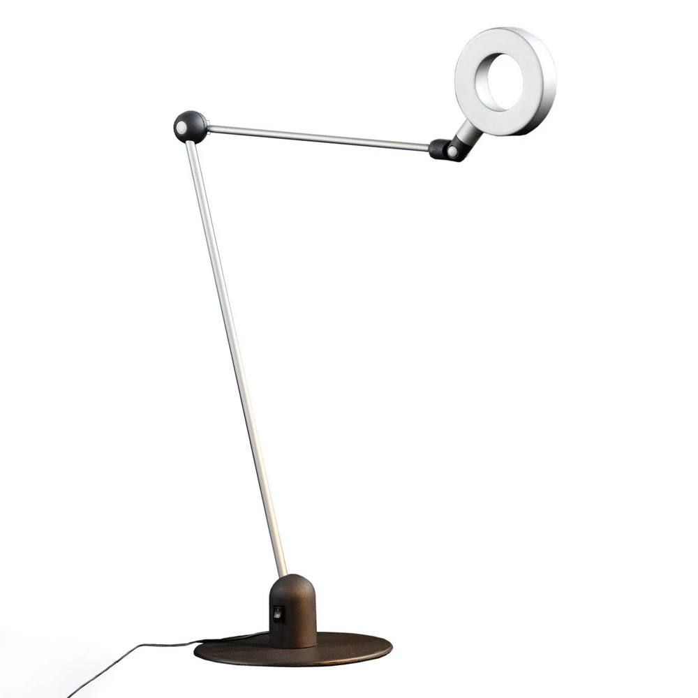 Bureau exécutif Martinelli Luce L'amica lampe à poser LED, grise