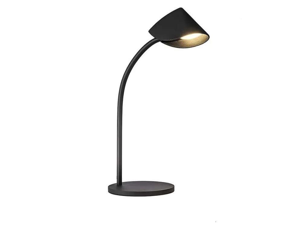 Bureau LED 8.5w CAPPUCCINA noir MANTRA Dimensions 160x80 cm