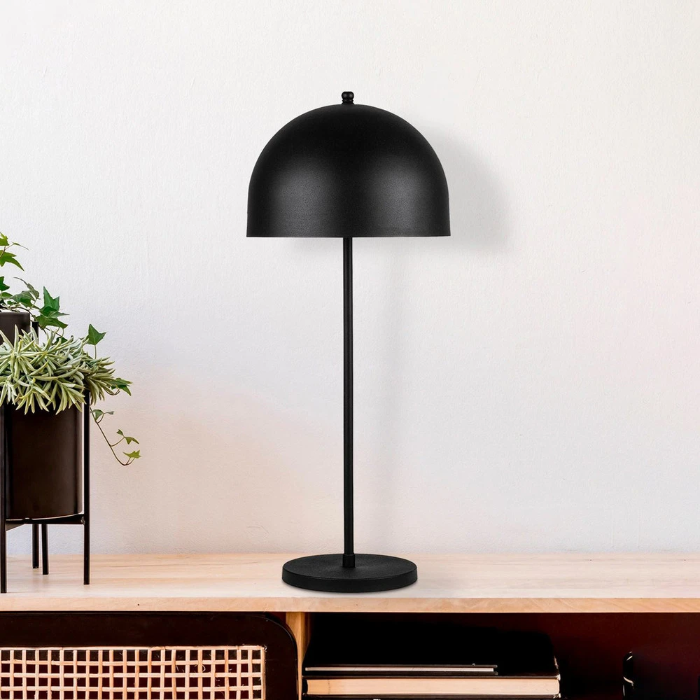 Bureau pour ordinateur Lampe à poser Can NT-135, noir, métal, hauteur 58 cm