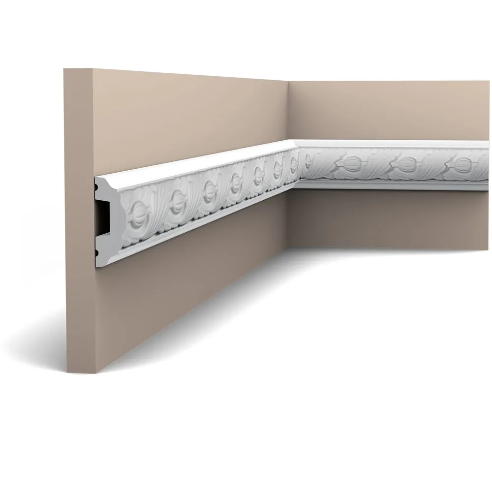 Bureau pour ordinateur Wandleiste P1020 weiß | 24 x 49 x 2000 mm