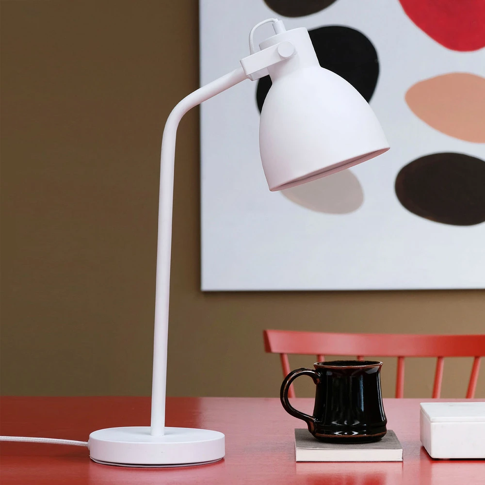 Bureau Professionnel Dyberg Larsen Coast lampe à poser, blanc
