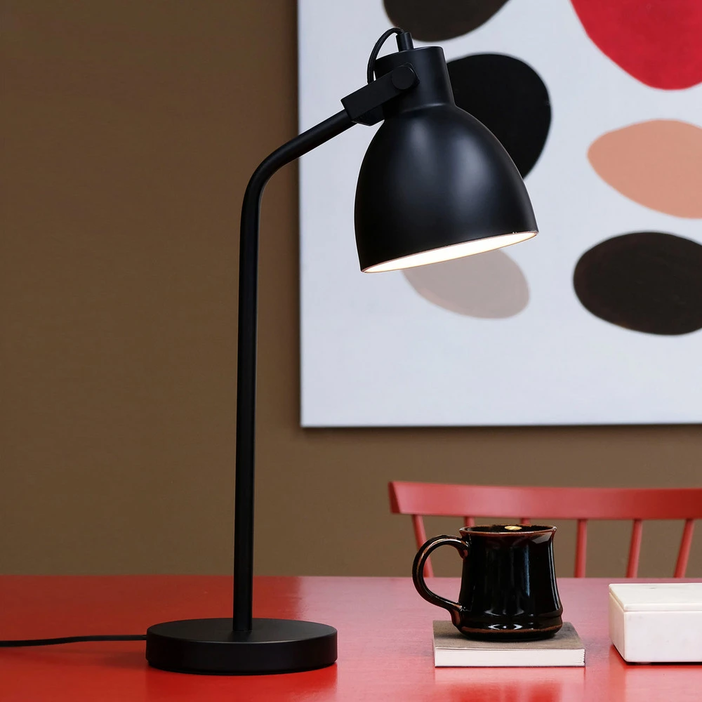 Bureau Professionnel Dyberg Larsen Coast lampe à poser, noir
