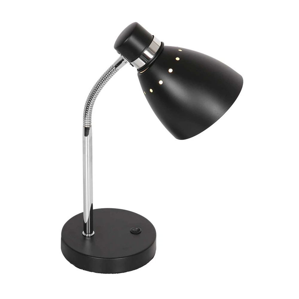 Bureau Professionnel Lampe à poser Spring, bras réglable, noire