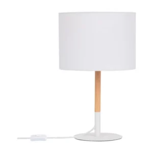 Bureau Professionnel Ledkia Lampe à Poser Métal Silinda Blanc