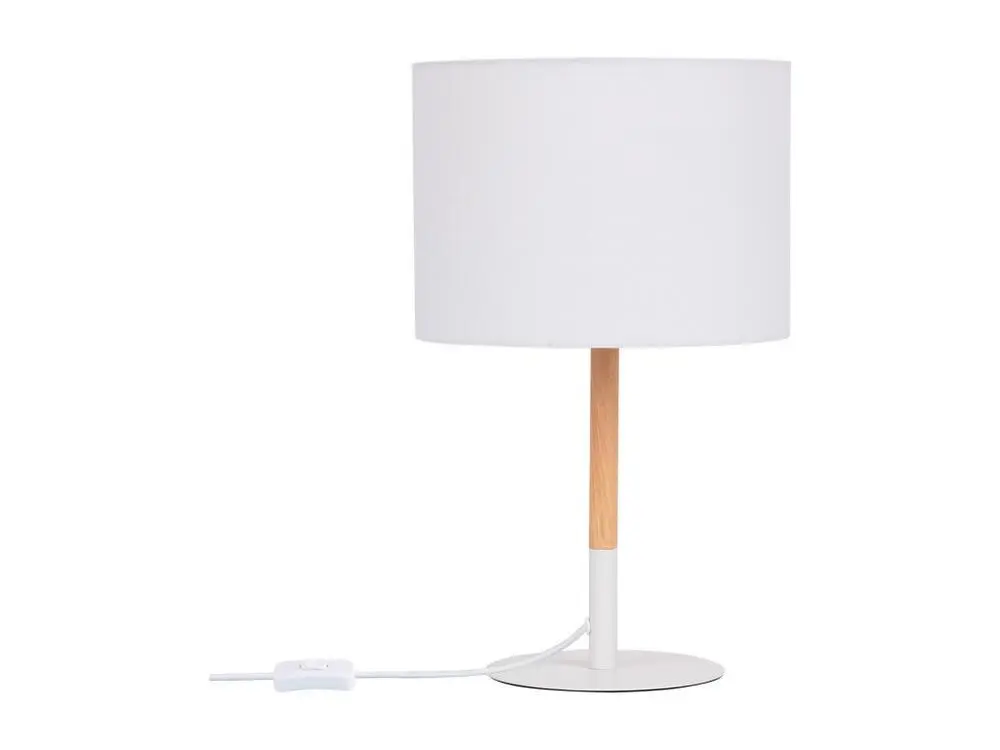 Bureau Professionnel Ledkia Lampe à Poser Métal Silinda Blanc