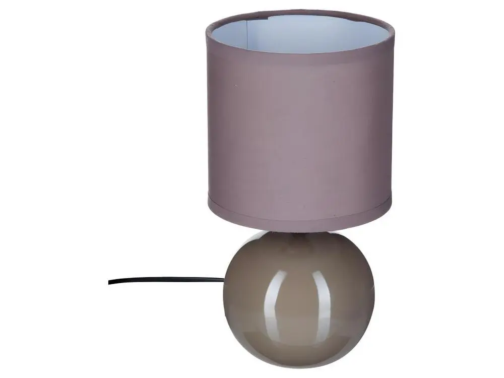 Bureau réglable en hauteur Lampe à Poser Céramique "Boule" 24cm Taupe