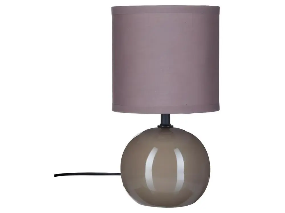 Bureau réglable en hauteur Lampe à Poser Céramique "Boule" 24cm Taupe