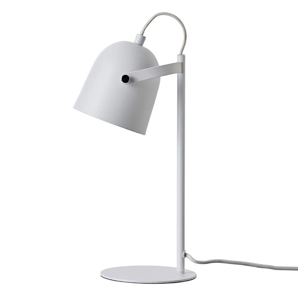 Dyberg Larsen Oslo lampe à poser en métal, blanche Surface anti-reflets