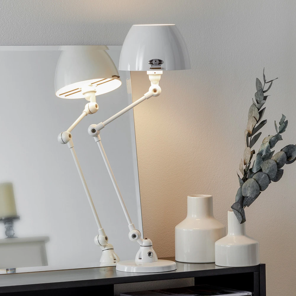Jieldé Aicler AIC373 lampe à poser, blanche avec mémoire de positions