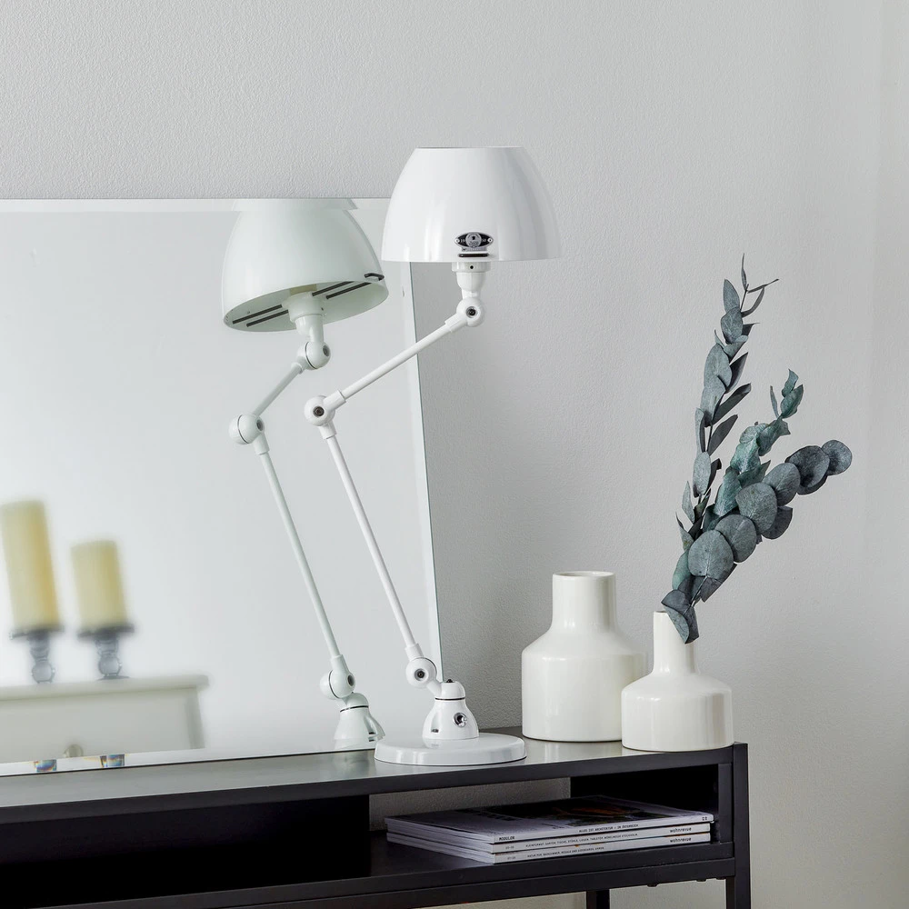 Jieldé Aicler AIC373 lampe à poser, blanche avec mémoire de positions