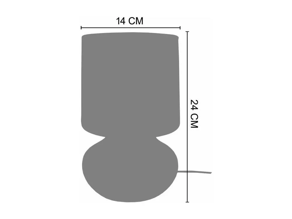 Lampe de chevet métal noir 48 cm. en Mélaminé résistant