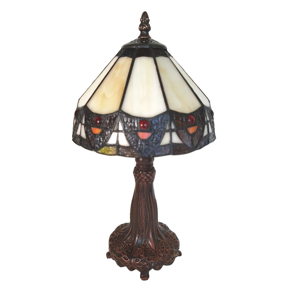 Lampe à poser 5LL-6108, style Tiffany Assemblé et prêt à l'emploi