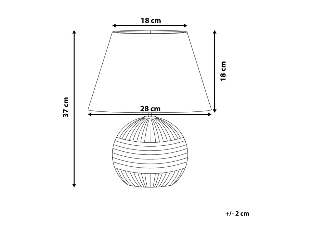 Lampe à poser argenté SADO Hauteur 65-125 cm