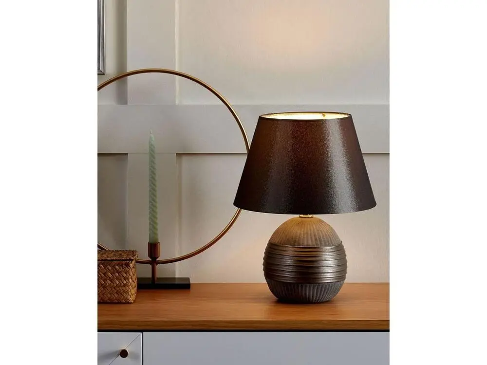 Lampe à poser argenté SADO Hauteur 65-125 cm