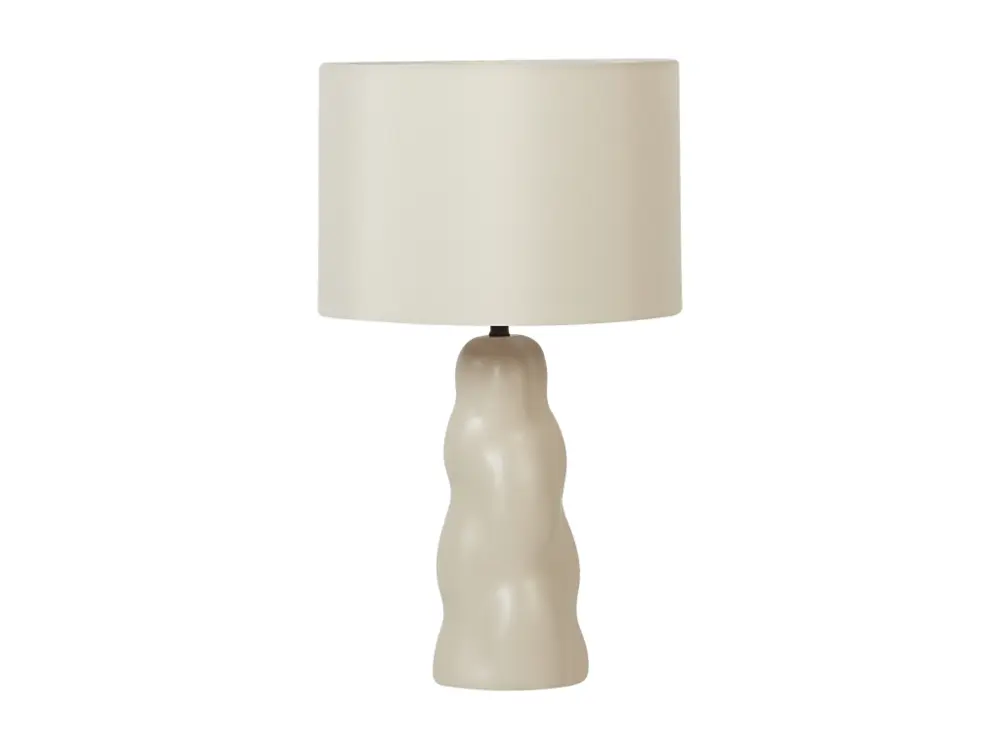 Lampe à poser en céramique crème VILAR