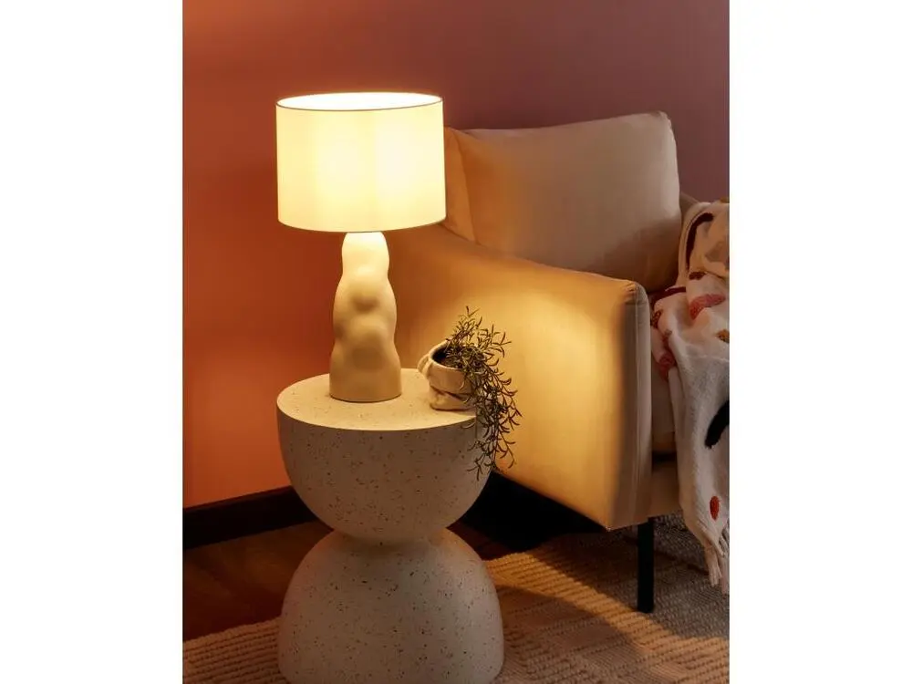 Lampe à poser en céramique crème VILAR