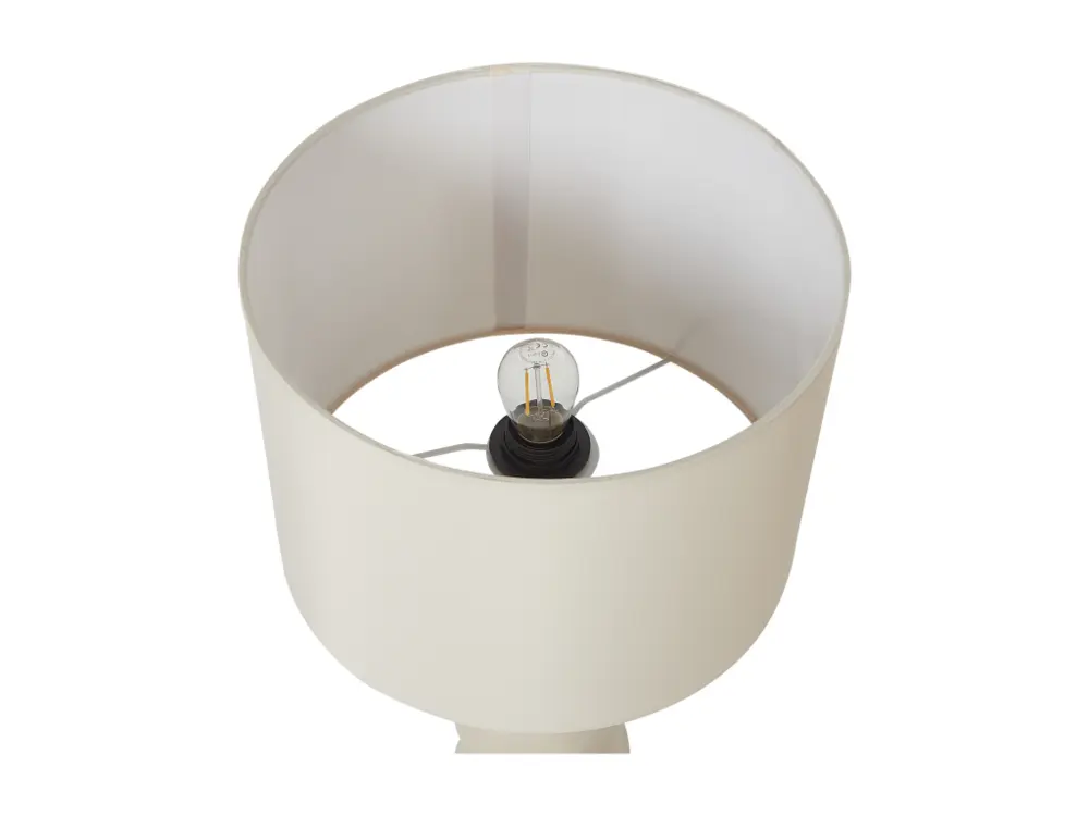 Lampe à poser en céramique crème VILAR