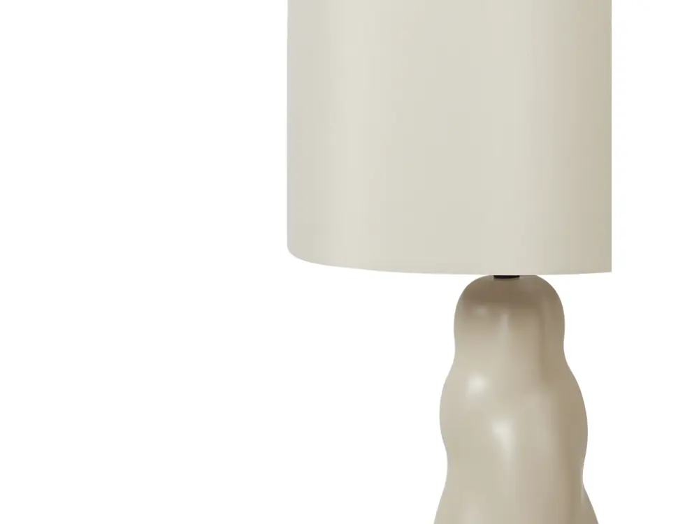 Lampe à poser en céramique crème VILAR