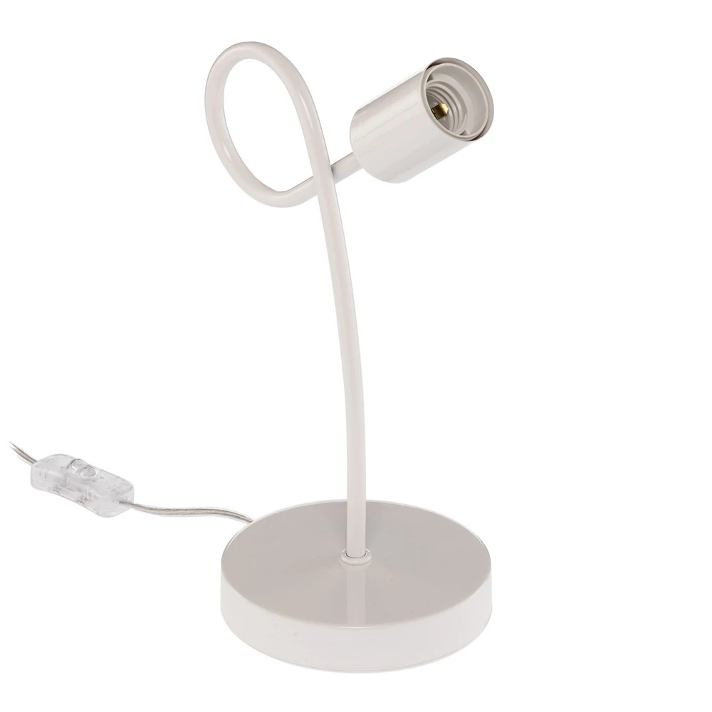 Lampe à poser Joiy, blanche avec mémoire de positions