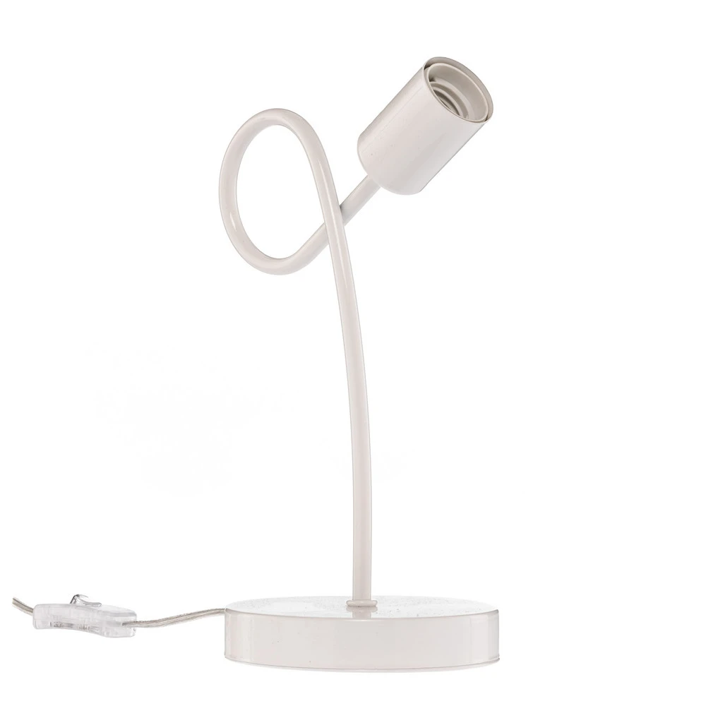 Lampe à poser Joiy, blanche avec mémoire de positions