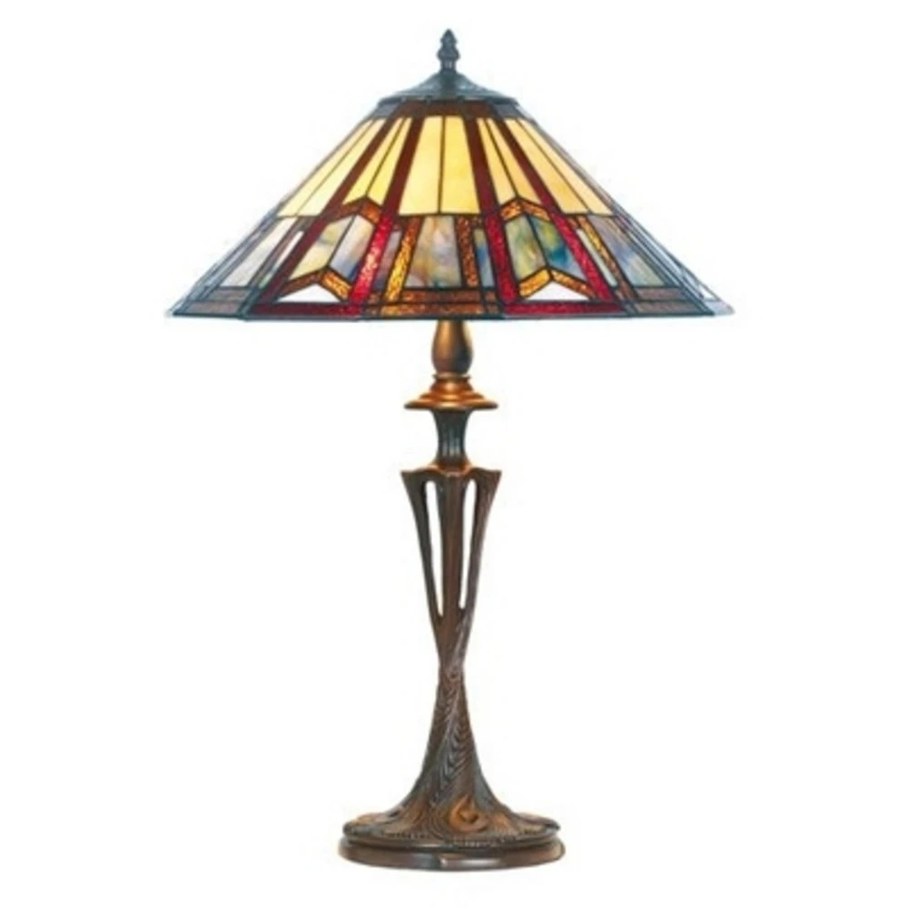 Lampe à poser Lillie de style Tiffany Dimensions 160x80 cm