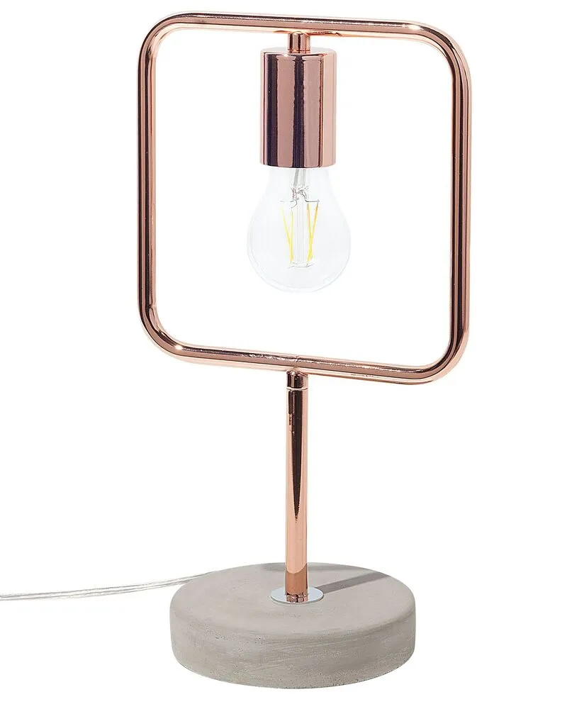 Lampe à poser en métal cuivré MUNDO avec garantie 5 ans