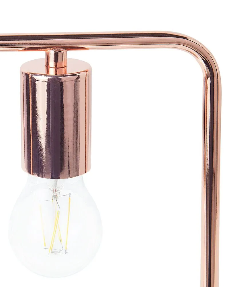 Lampe à poser en métal cuivré MUNDO avec garantie 5 ans