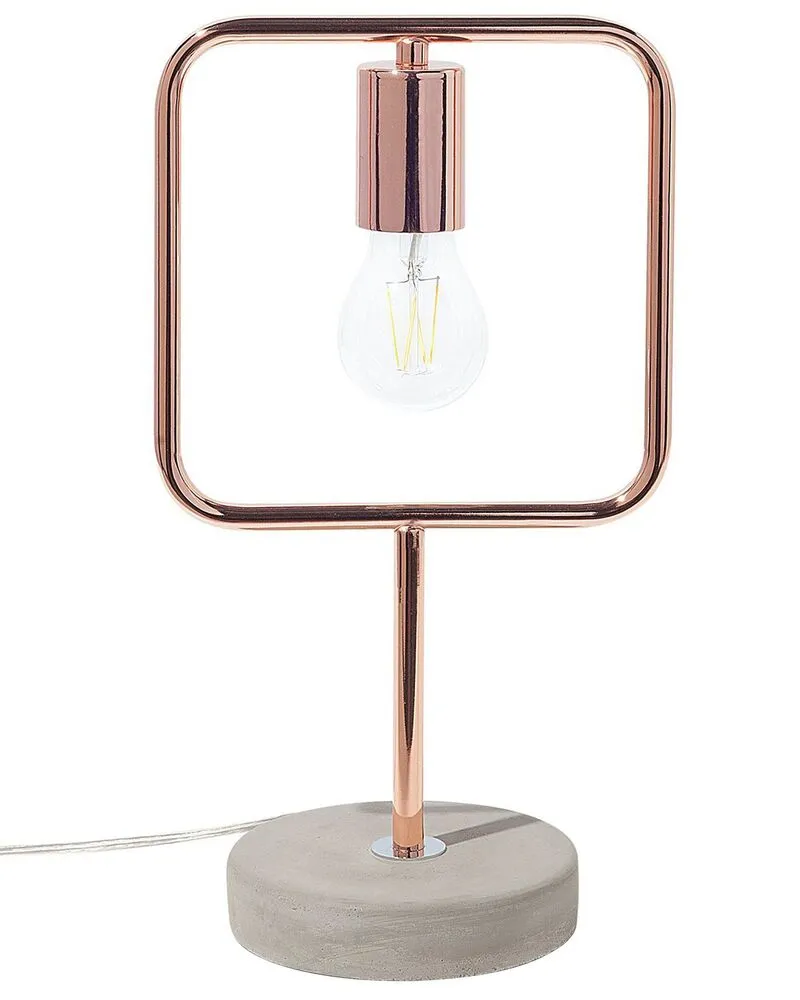 Lampe à poser en métal cuivré MUNDO avec garantie 5 ans