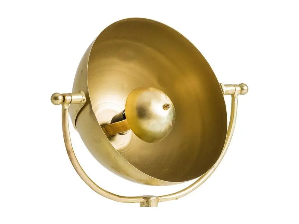 Lampe à poser métal doré Sadok pour espace ouvert