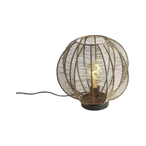 Lampe de table industrielle cuivre étain et noir - Dong
