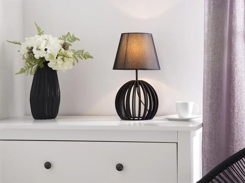 Lampe de table noir SAMO avec mémoire de positions