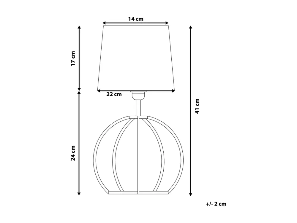 Lampe de table noir SAMO avec mémoire de positions