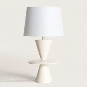 Ledkia Lampe à Poser Résine Wismar avec Plateau Réglable en Hauteur