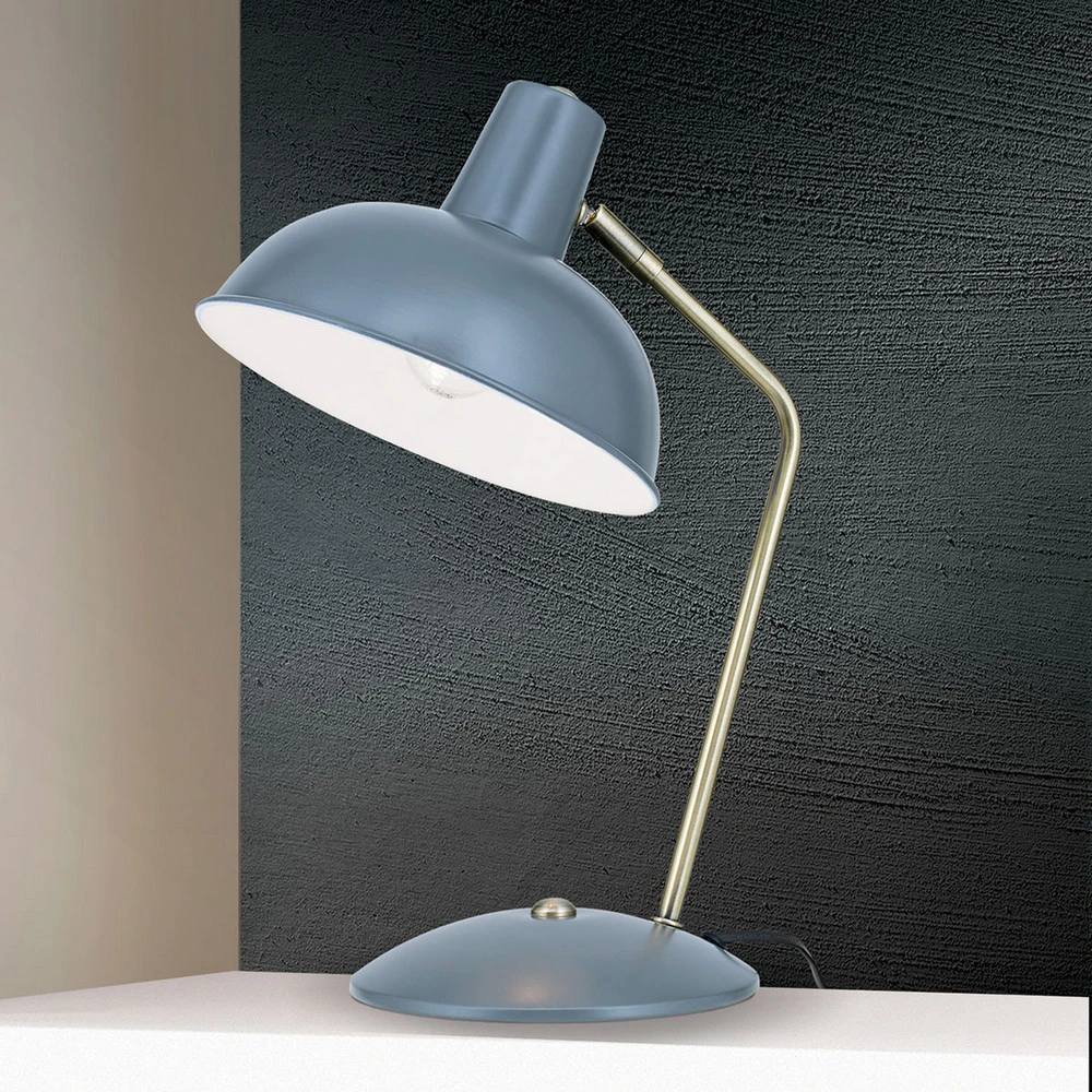 Look rétro - lampe à poser Fedra gris