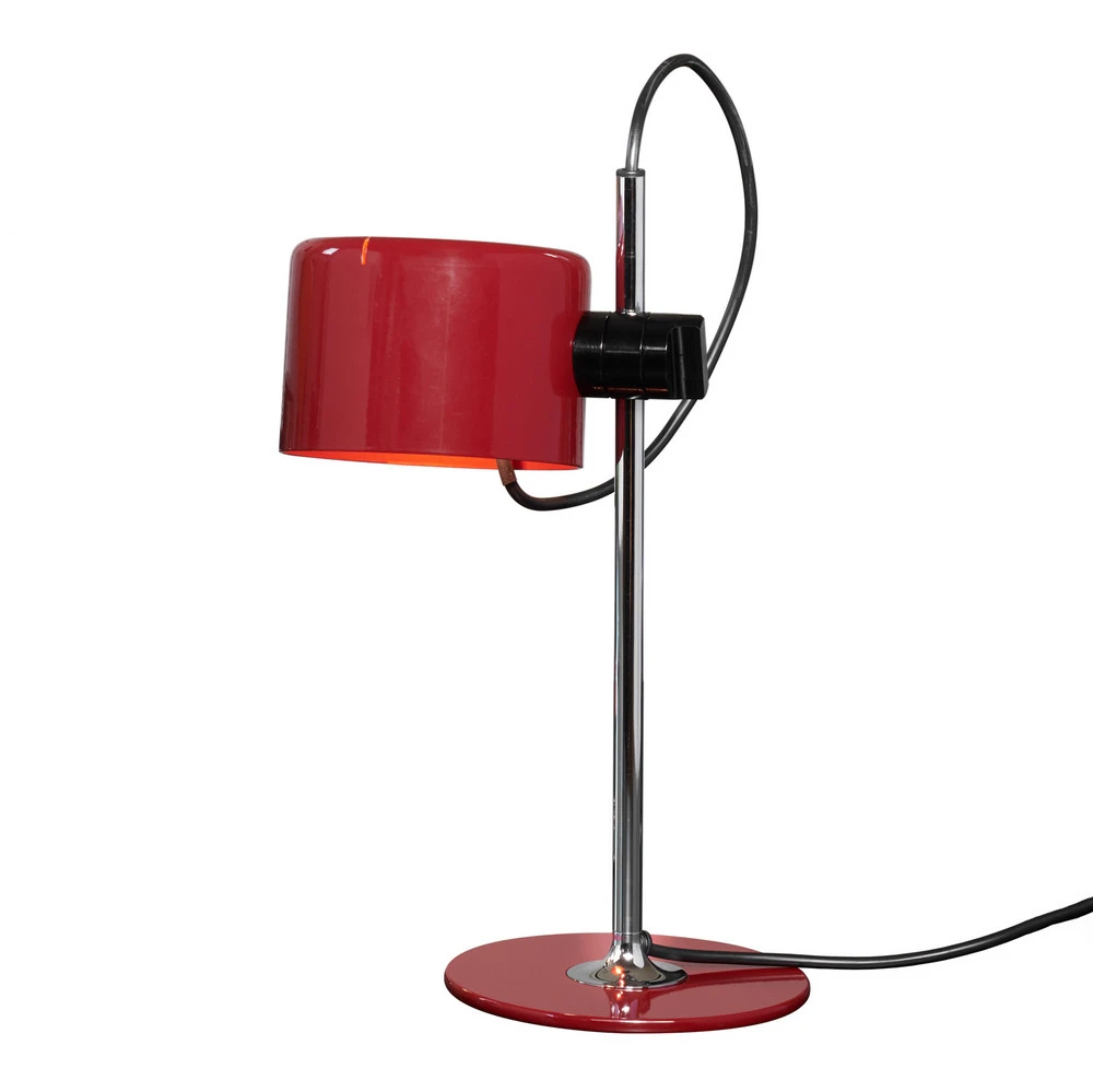 Oluce Compact Coupè lampe à poser LED, rouge