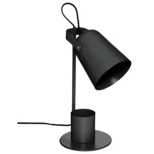 Plan de Travail Ergonomique Lampe à poser en Métal Noir H 34 cm