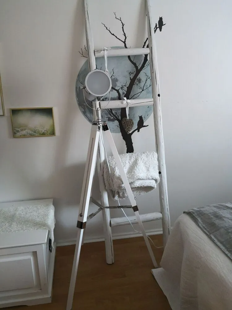 Staande lamp wit ALZETTE avec garantie 5 ans