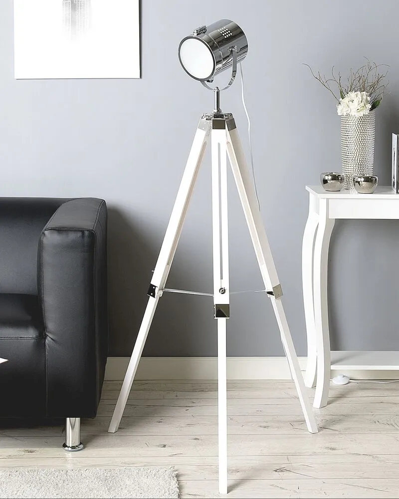 Staande lamp wit ALZETTE avec garantie 5 ans