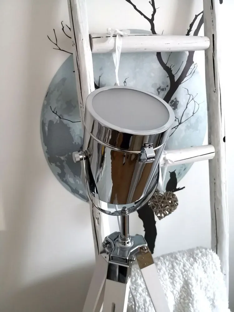Staande lamp wit ALZETTE avec garantie 5 ans